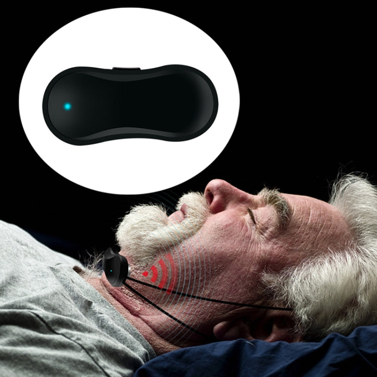 Snoring Detector USB Rechargeable Smart Anti-snoring Device Home Snoring Corrector(Blac ...
